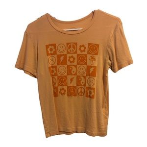 Orange pacsun t shirt